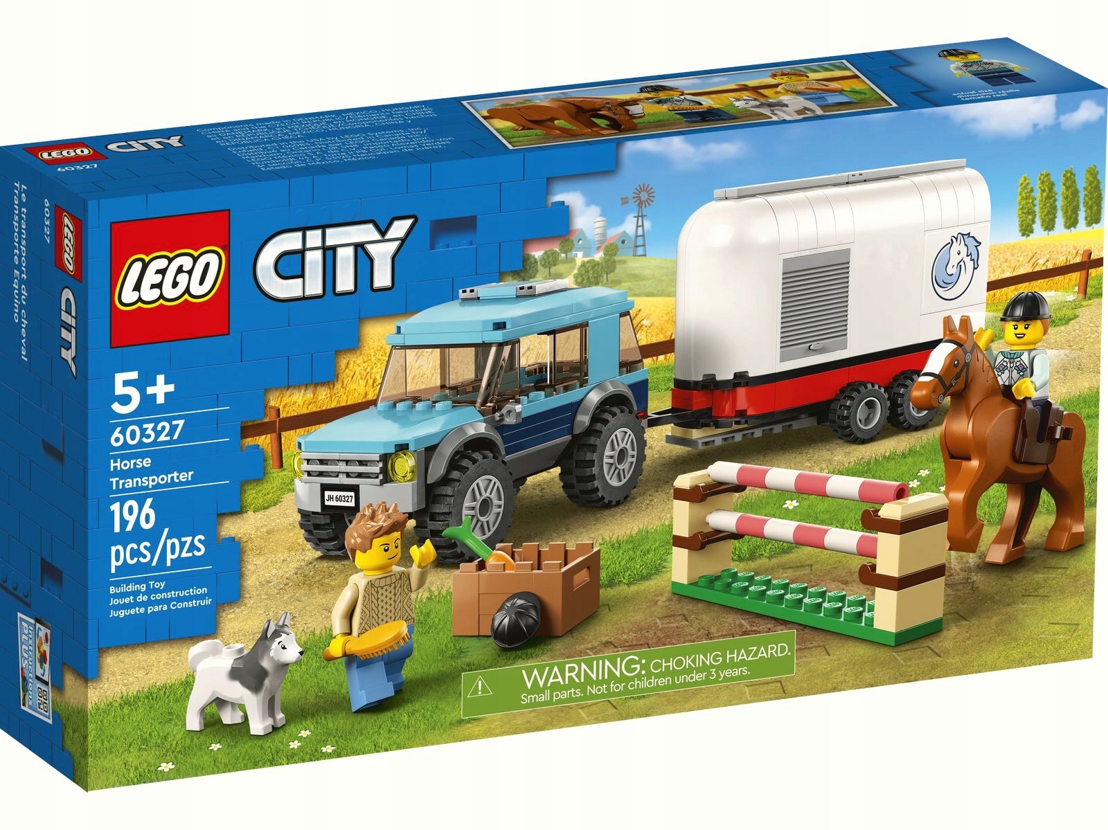

Lego City 60327 Przyczepa do Przewozu Koni Klocki