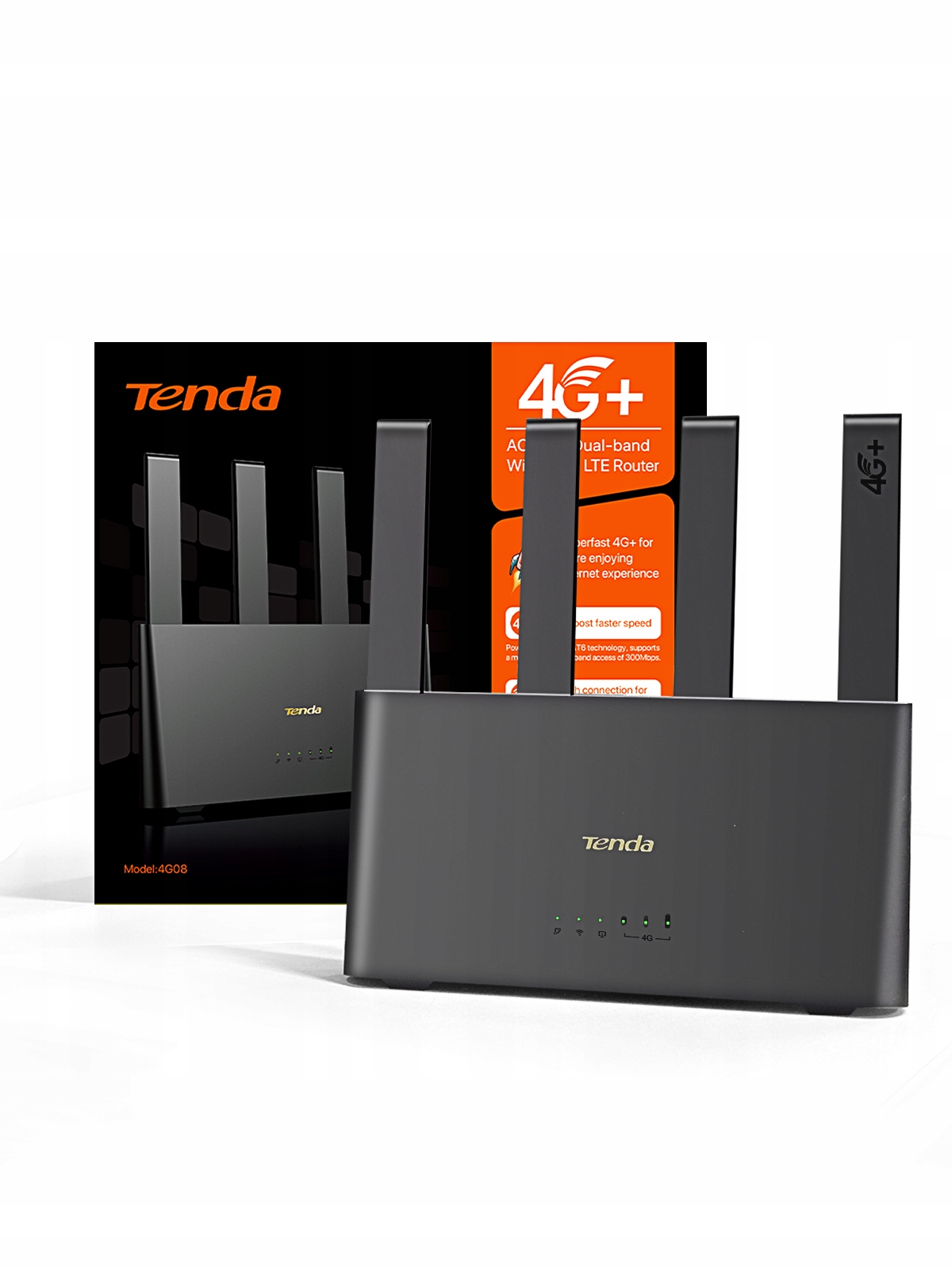 Router Tenda 4G08 CAT6 4G+ Lte AC1200