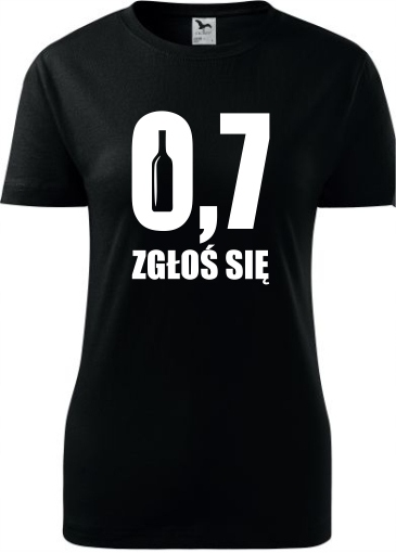 

Damskie Śmieszne Koszulki Prezent 07 Zgłoś Się Hit