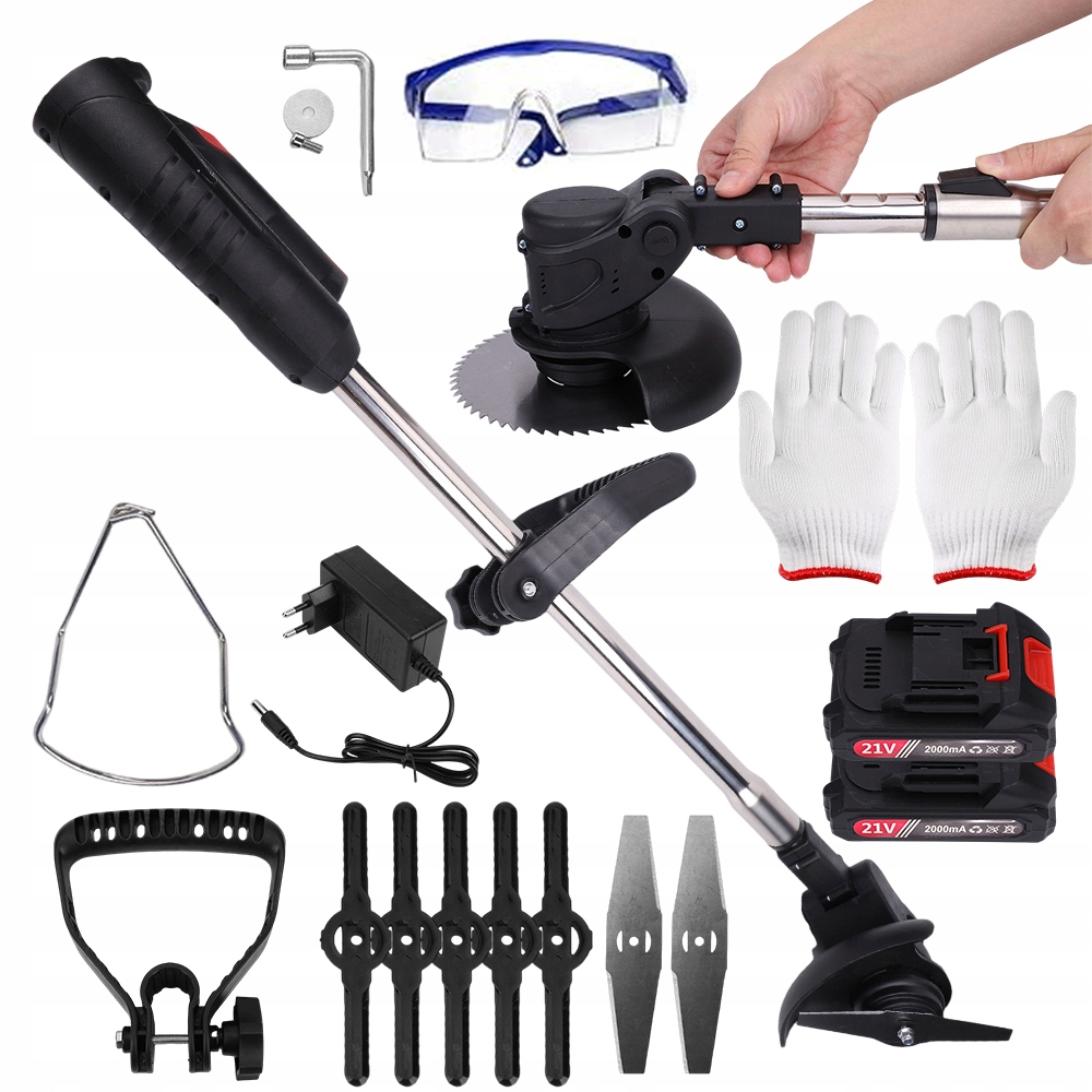 Akumulátorový vyžínač pro mezirohy a Skarp 21V bez kabelů na kolech