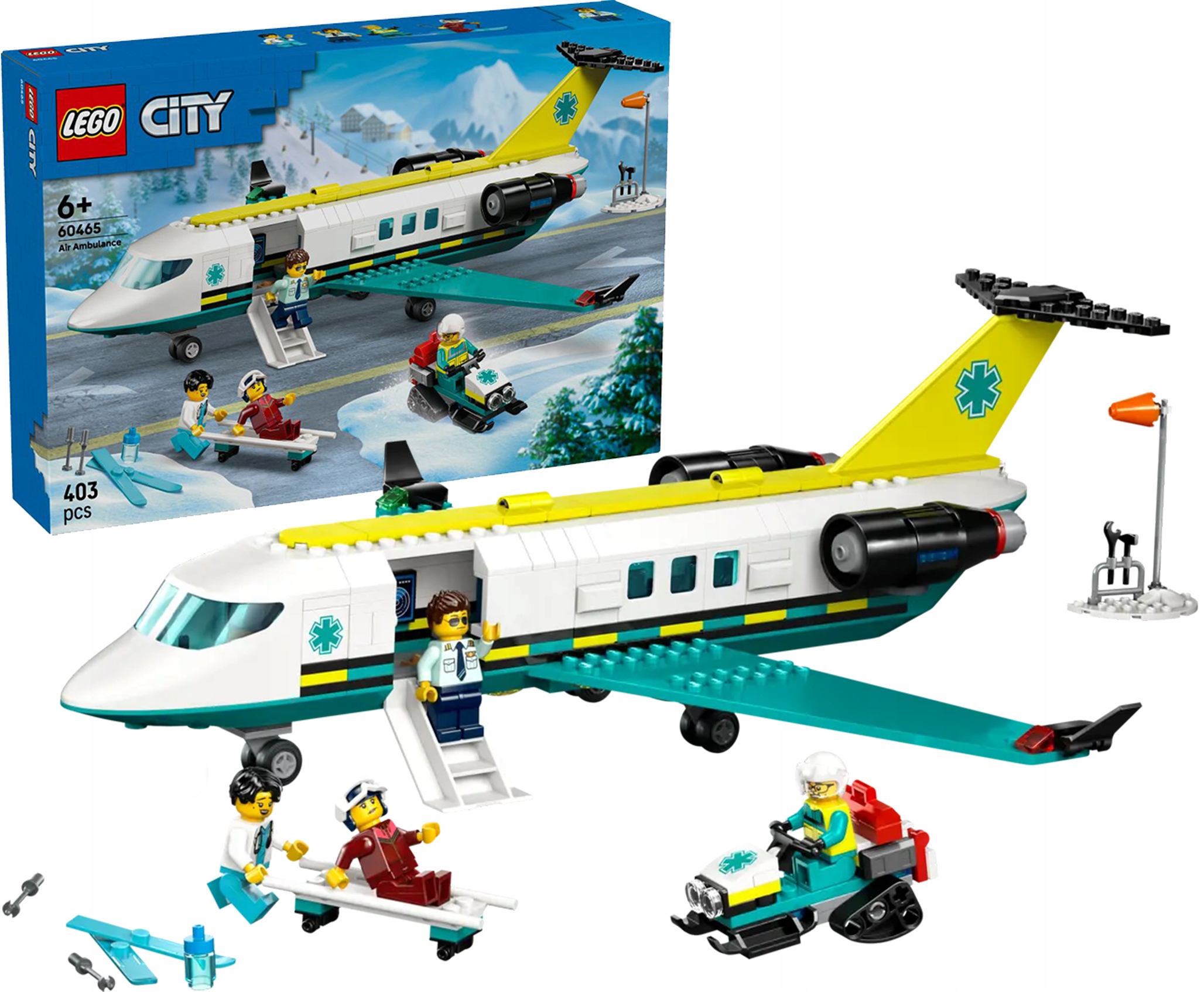 Lego City – Letadlo záchranné služby – 60465