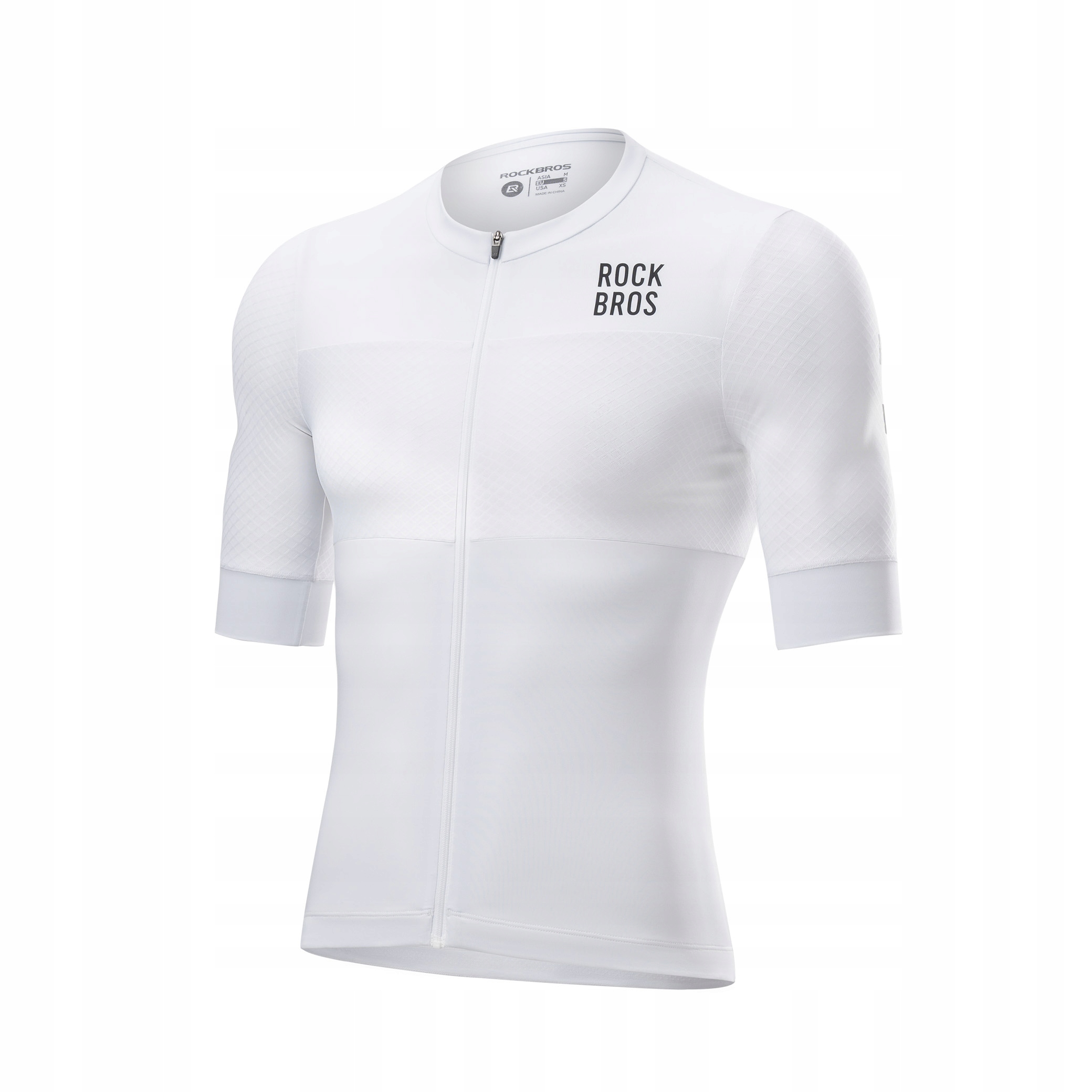 Rockbros pánský 3D bílý cyklistický dres