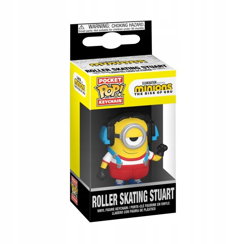 FUNKO MINIONS brelok - minionek ROLLER SKATING STUART
