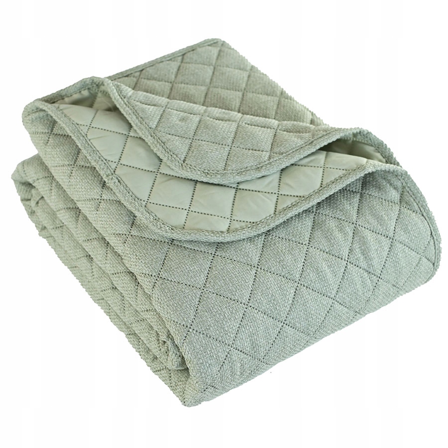 Dekorativní přehoz Molly 220 x 240 cm, prošívaný, strukurní šalvějová barva