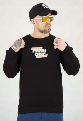 Mikina Patriotic Bez Kapuce Cls Sticker černá