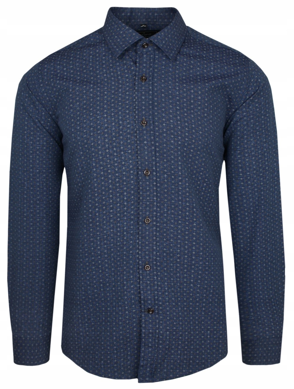 Granátově hnědá vizitková košile 42/176-182