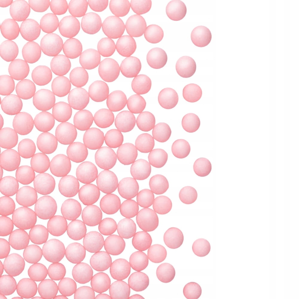 Perełki różowe miękkie posypka cukrowa Barbara Decor 1,2kg