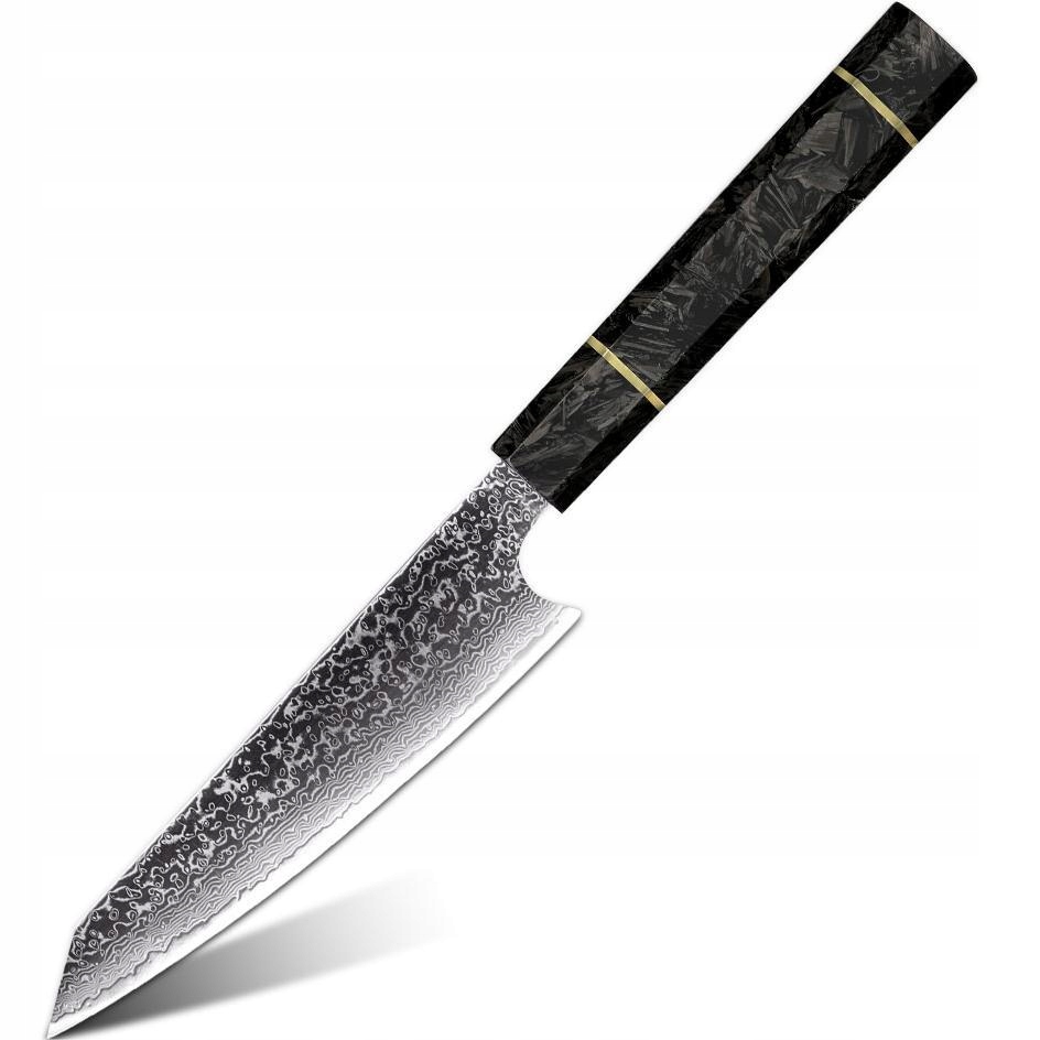 Damaškový kuchynský nôž Ts 37449 Utility/Čierna KP-37449