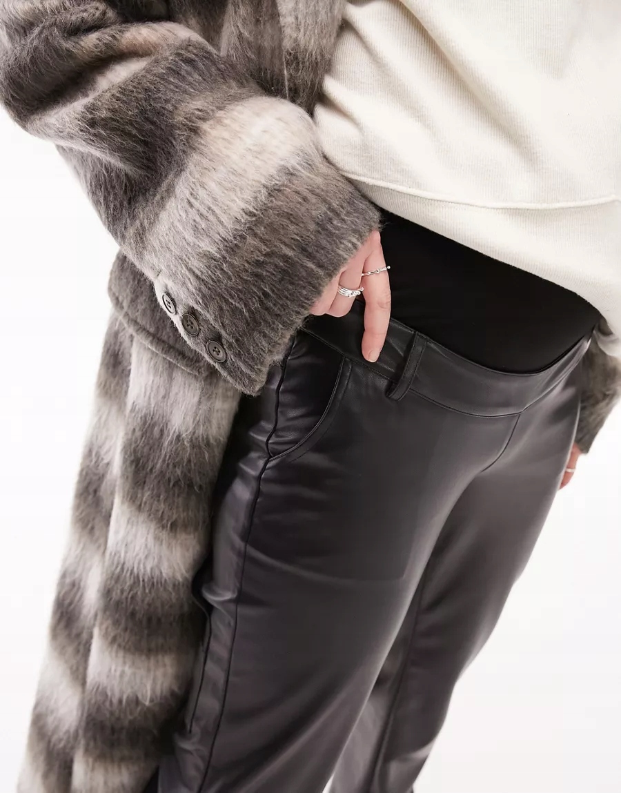 TOPSHOP SPODNIE DLA KOBIET W CIĄŻY PROSTE 36 VAJ Fason proste