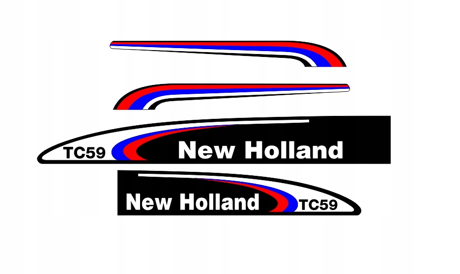 Samolepky s nálepkami – New Holland TC59