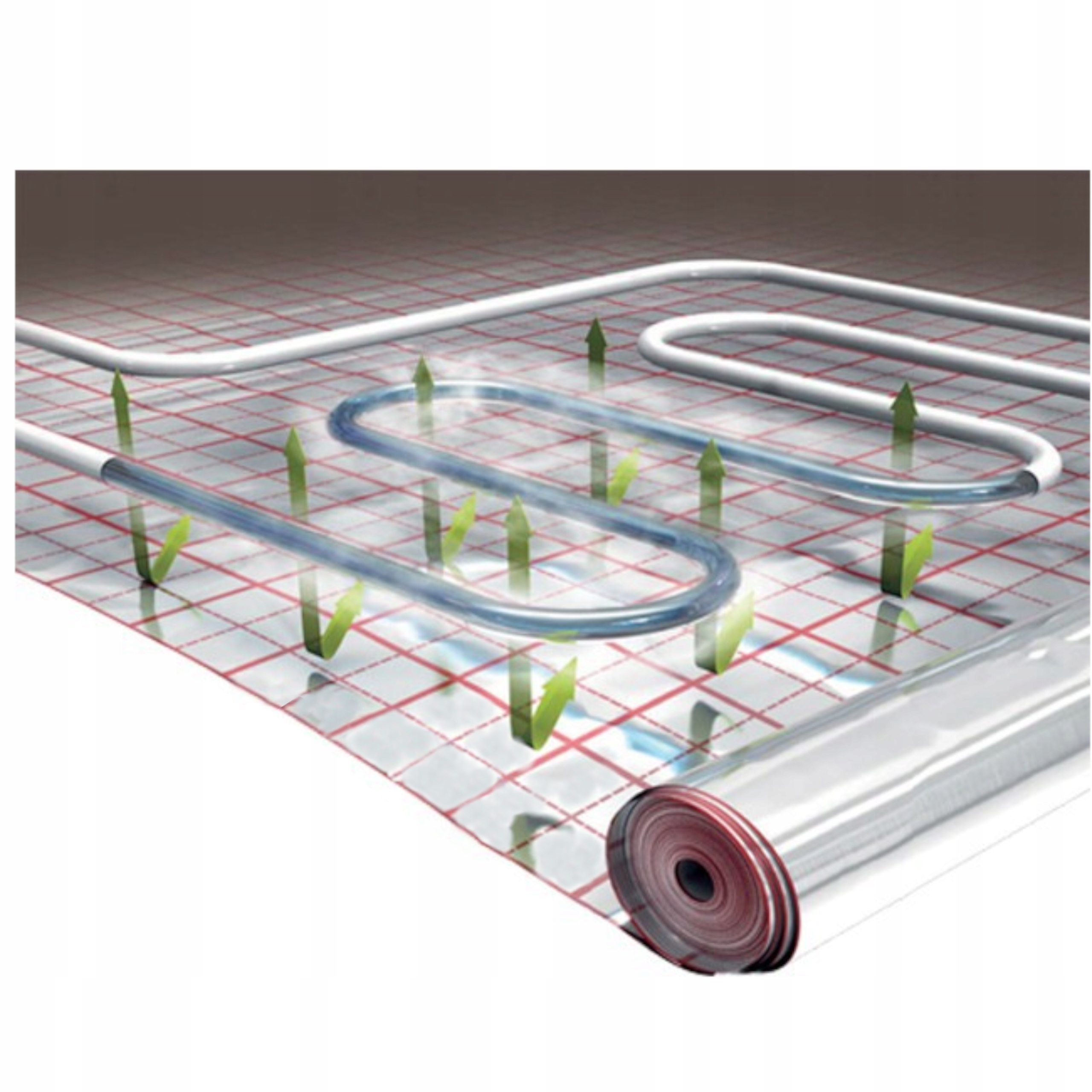 FOLIA 110 mk DO PODŁOGÓWKI OGRZEWANIA PODŁOGOWEGO ZWÓJ 50m - GRUBA MOCNA Rodzaj wodne