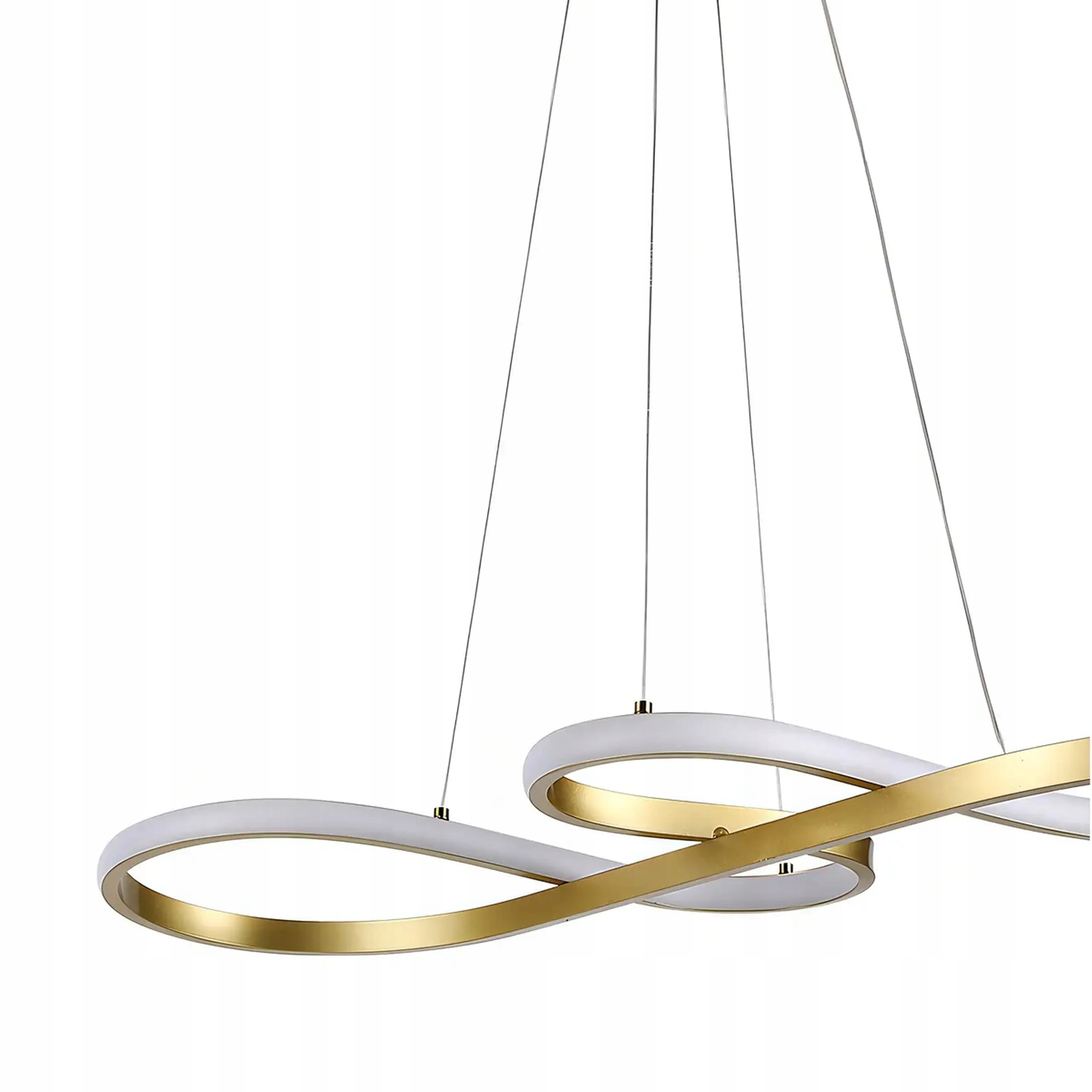 MENNYEZETI LÁMPA LED LÓGÓ CSILLÁR 70CM ARANY MODERN SZOBA + TÁVIRÁNYÍTÓ Fénypontok száma 1