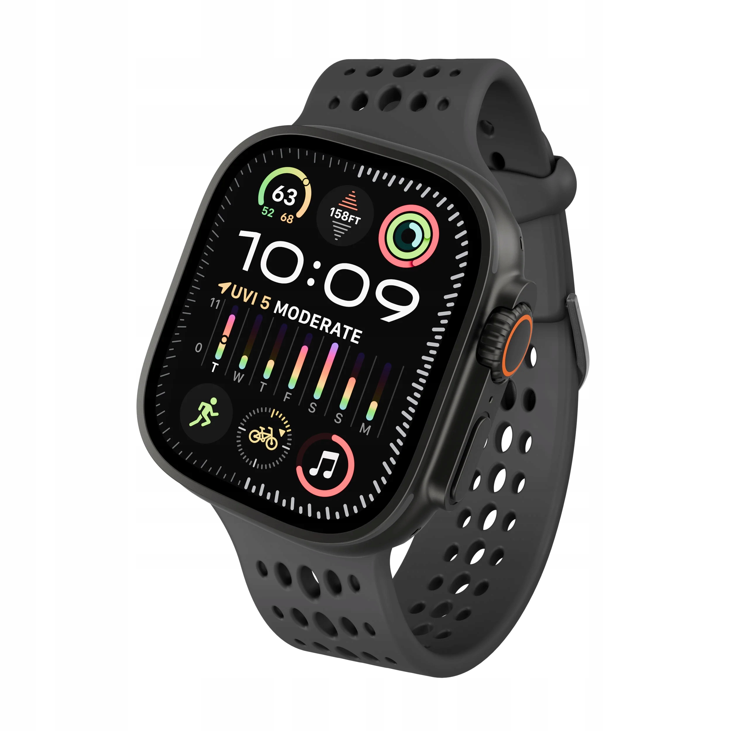 Decoded Ares silikonowy pasek do Apple Watch 10/11 Ultra 46/49mm