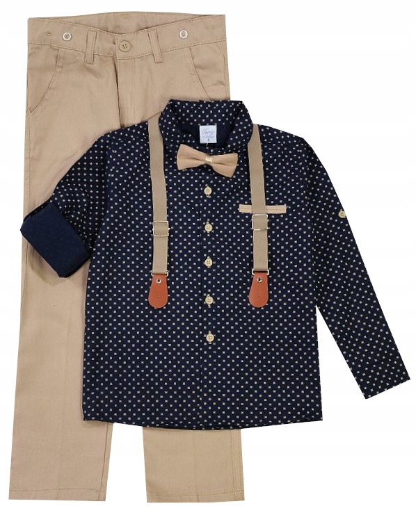 GARNITUR ELEGANCKI KOMPLET 4-cz GRANAT BEŻ 1 J4S