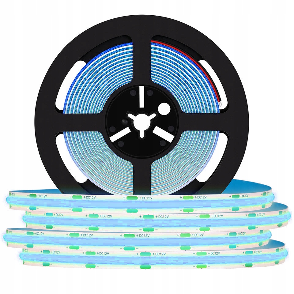 COB MOCNA Taśma LED NEON NIEBIESKA 1M 12V 10W