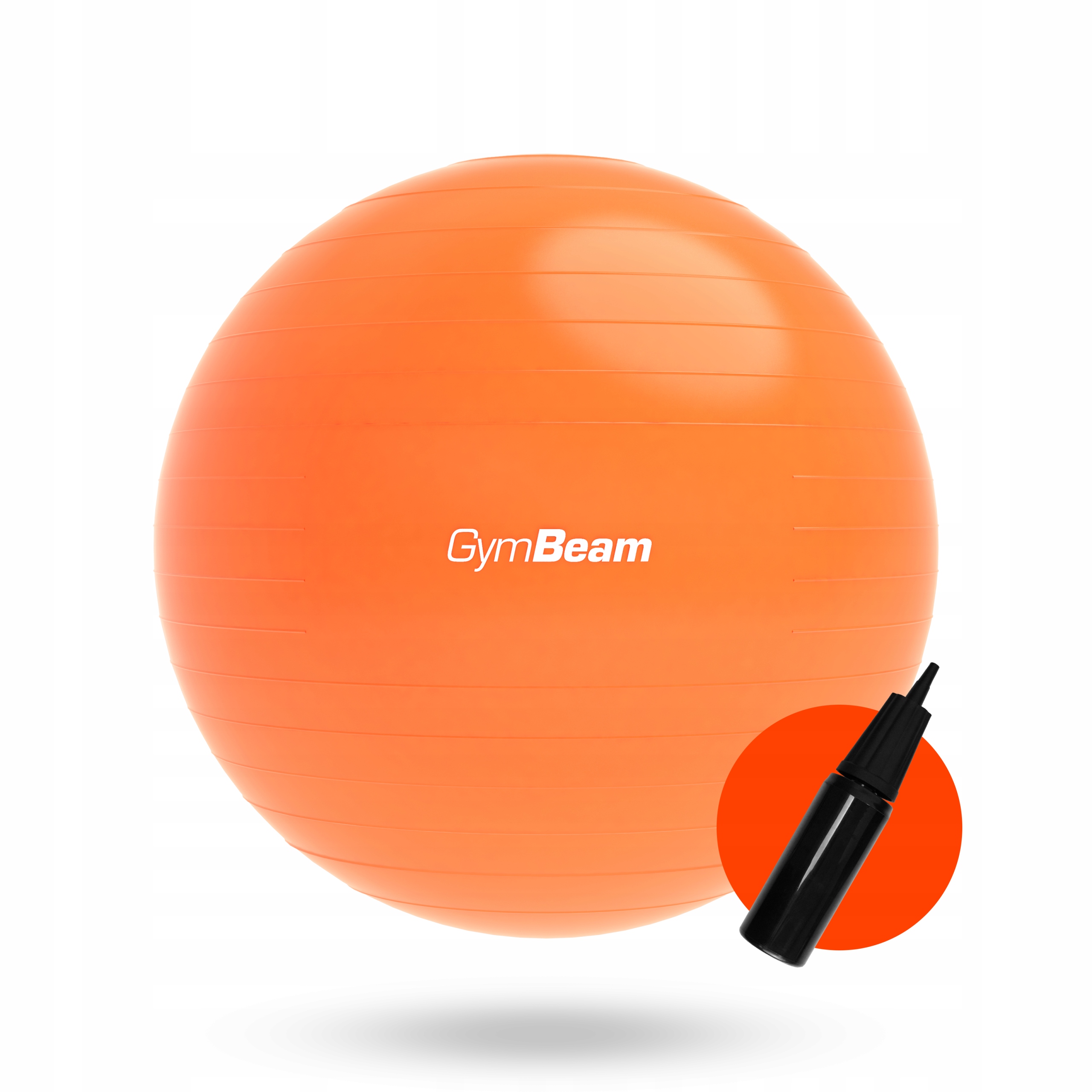 Piłka Do Ćwiczeń Gimnastyczna Fitness GymBeam 65cm pomarańczowy