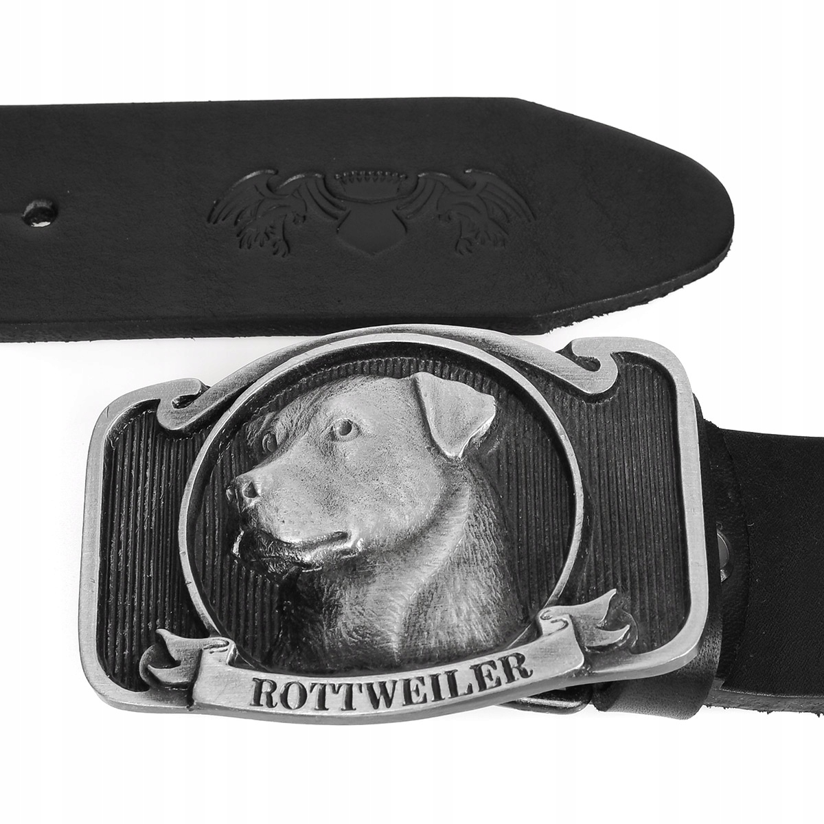 Skórzany pasek do spodni klamra premium BELTIMORE Model W24