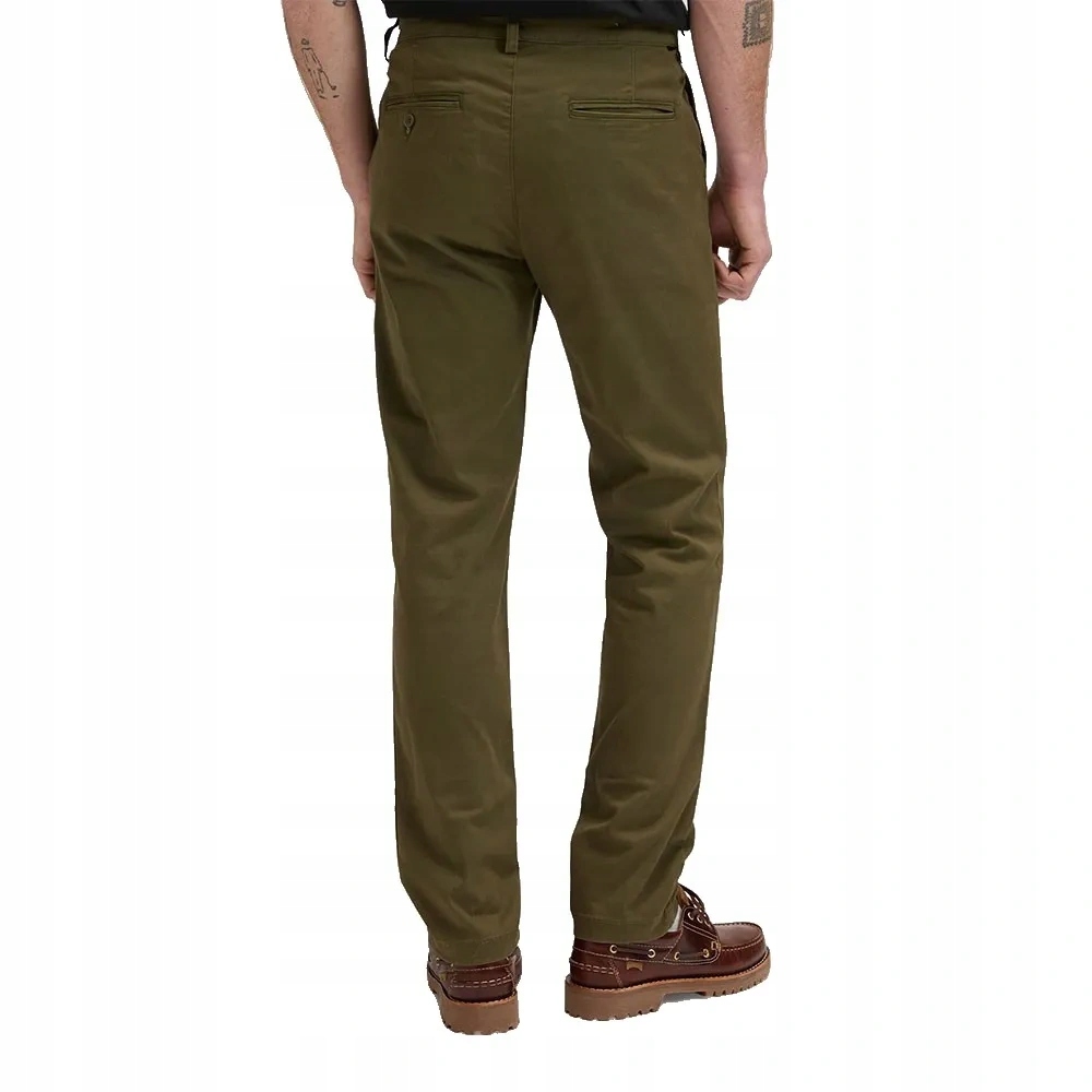Pánské zúžené kalhoty Lee Slim Chino Olive Moss 112378508 36/34