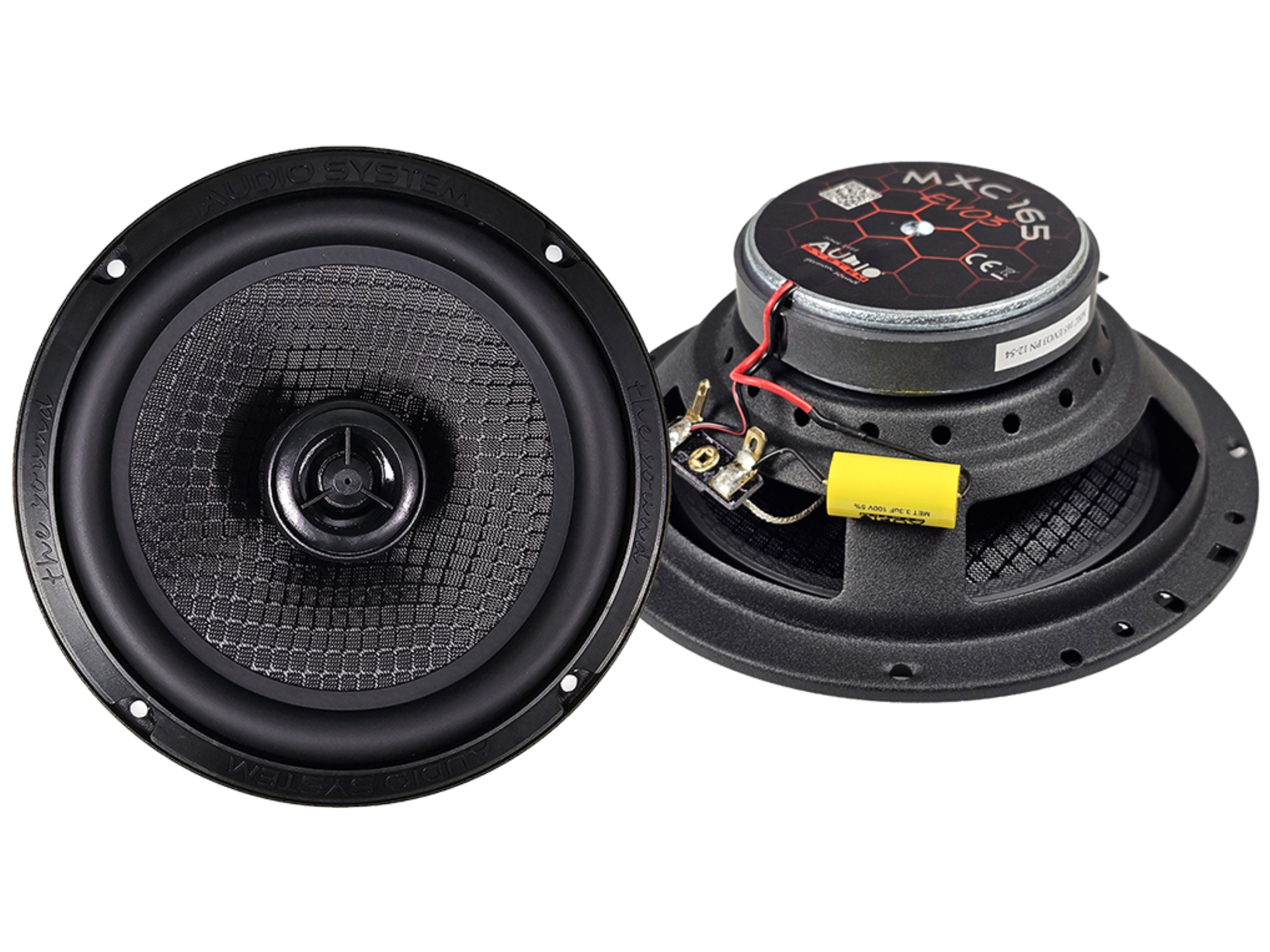 Audio System MXC165EVO3 Dvoupásmové reproduktory do auta Coax 3 Ohm Pod Rádio
