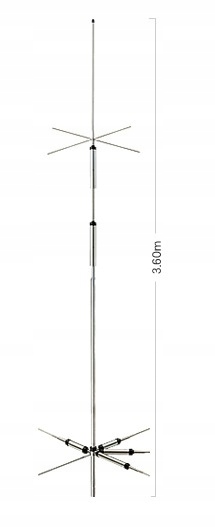 Diamond CP5HS II antena pionowa Hf wielopasmowa 7~50MHz długość 360cm