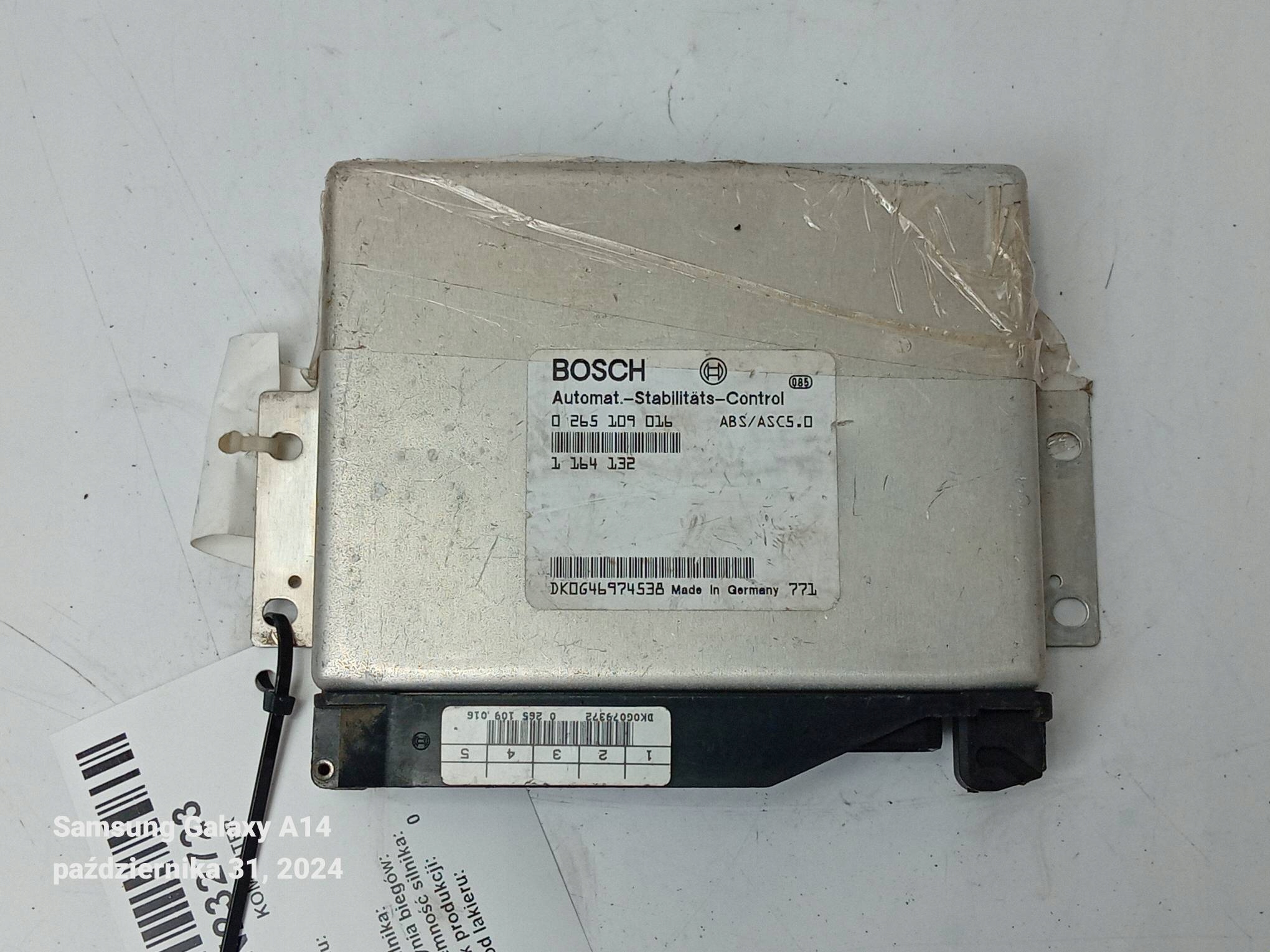 Computer 0265109016 2.5 D BMW E39