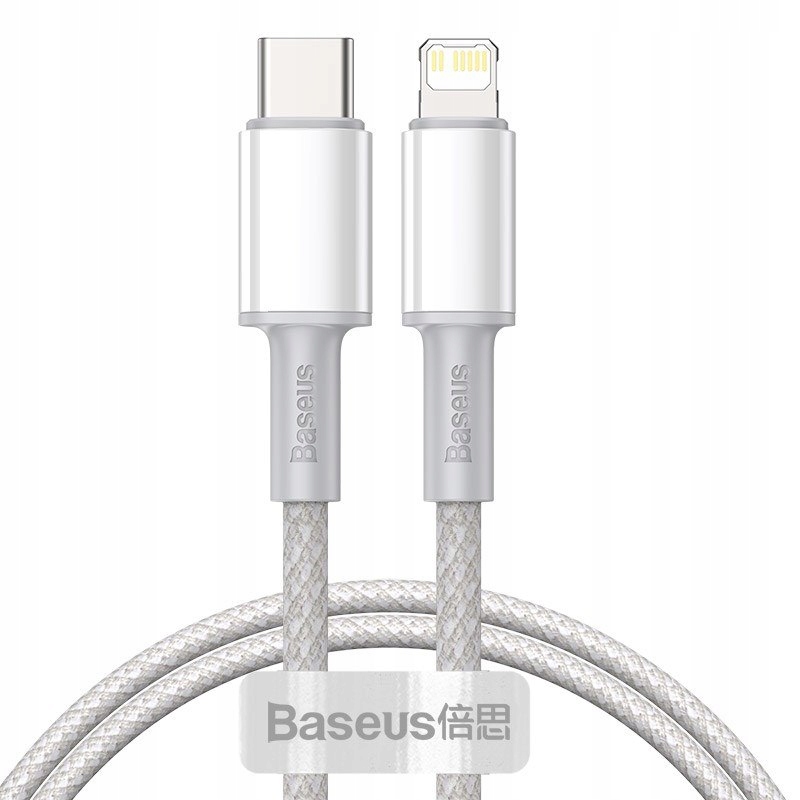 Baseus Kabel Usb-c Do Lightning 20W, 5A, 1M(BIAŁY)