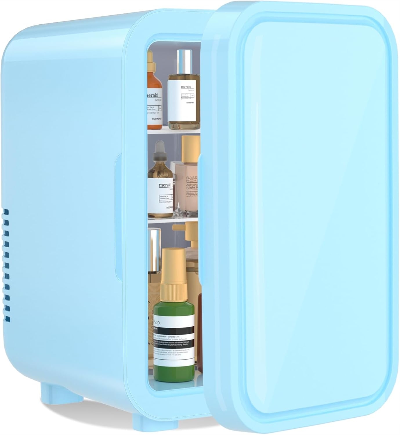 Yashe MFA-6L-H Mini lodówka 220V Ac 12V DC 6 L niebieska