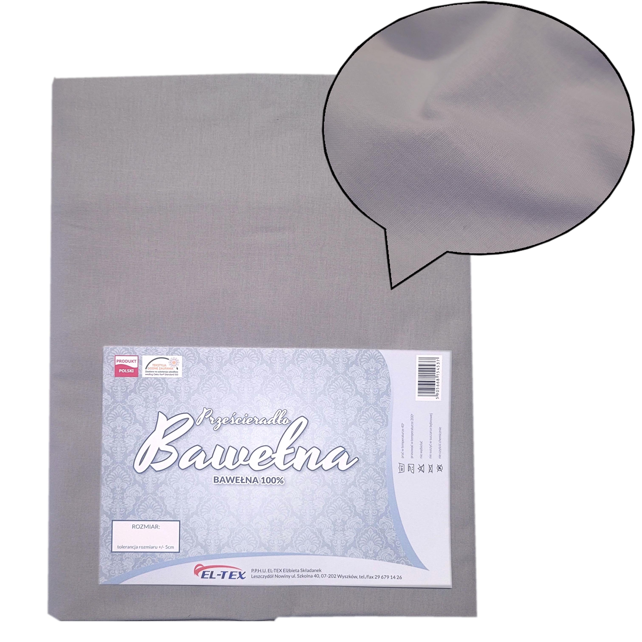

Prześcieradło Bawełniane Bez Gumki 200x220