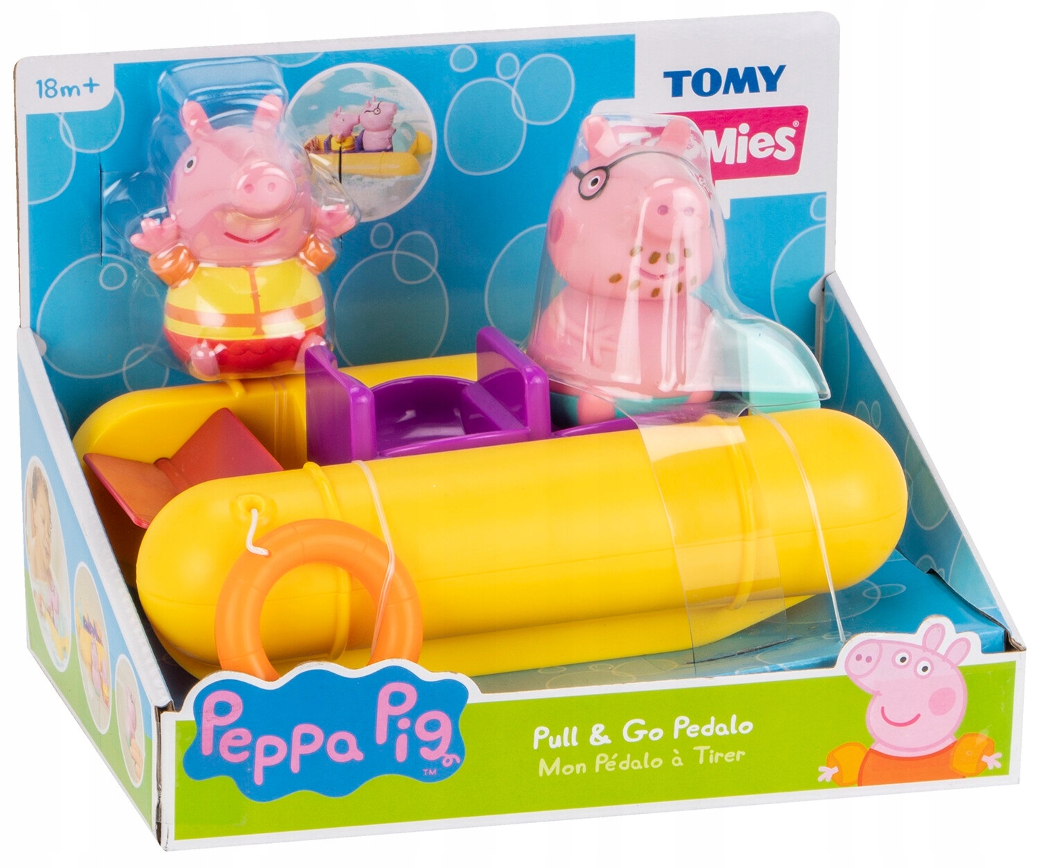 

Świnka Peppa Pig Łódka Nakręcana Zabawka do Wody
