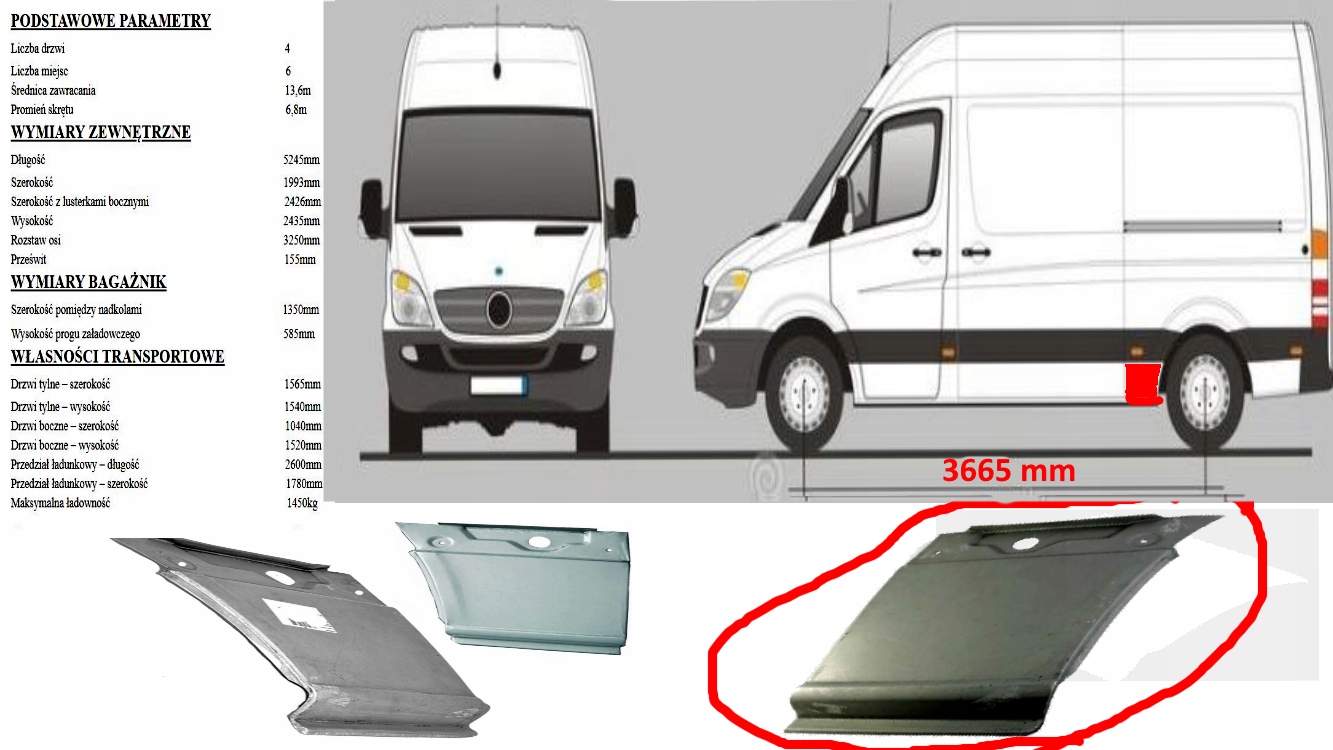 SPRINTER 906 PROG TYL BLOTNIK LEWY PRZED KOLEM 05 Part number 85xsdxsdew8500005454ffff987525