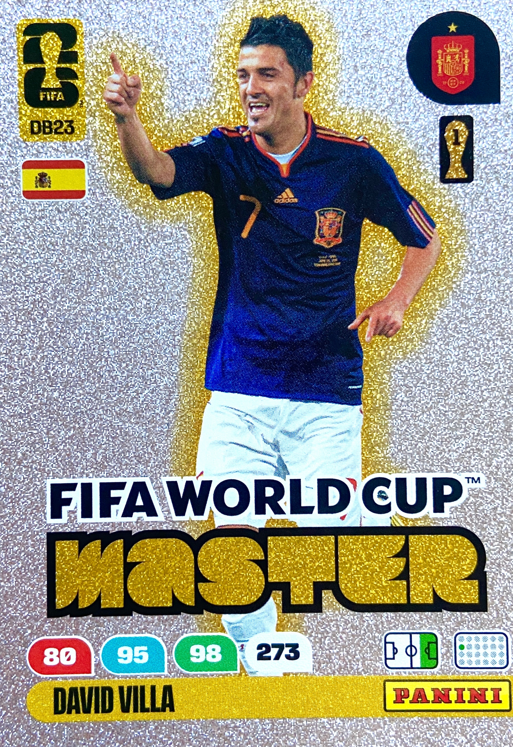 Fifa World Cup 2026 karta piłkarska Master DB23 David Villa Hiszpania