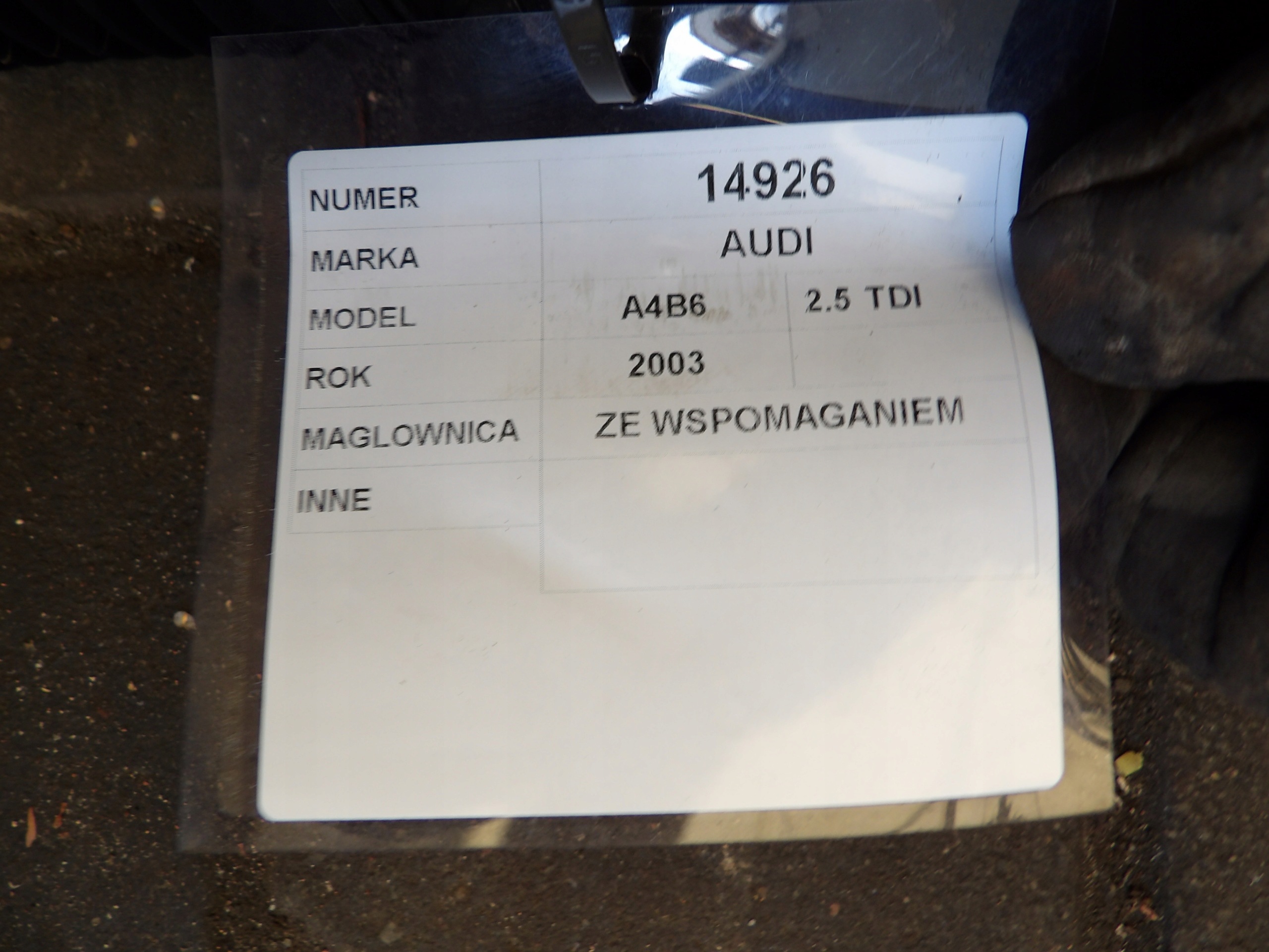 Audi A4 B6 2,5 tdi lenkgetriebe
