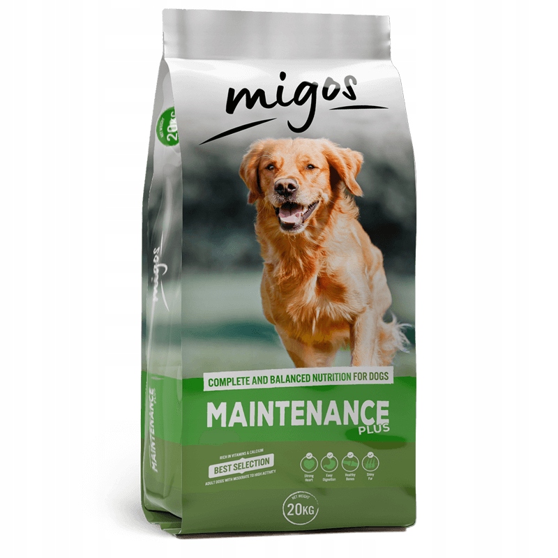 Sucha karma dla psów Migos Maintenance plus 20kg