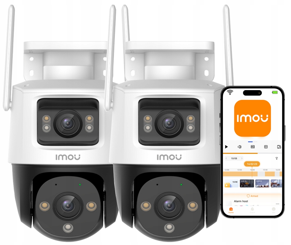 Vonkajšia Ip kamera Imou IPC-S7XP-10M0WED WiFi otočná 10MP 2ks