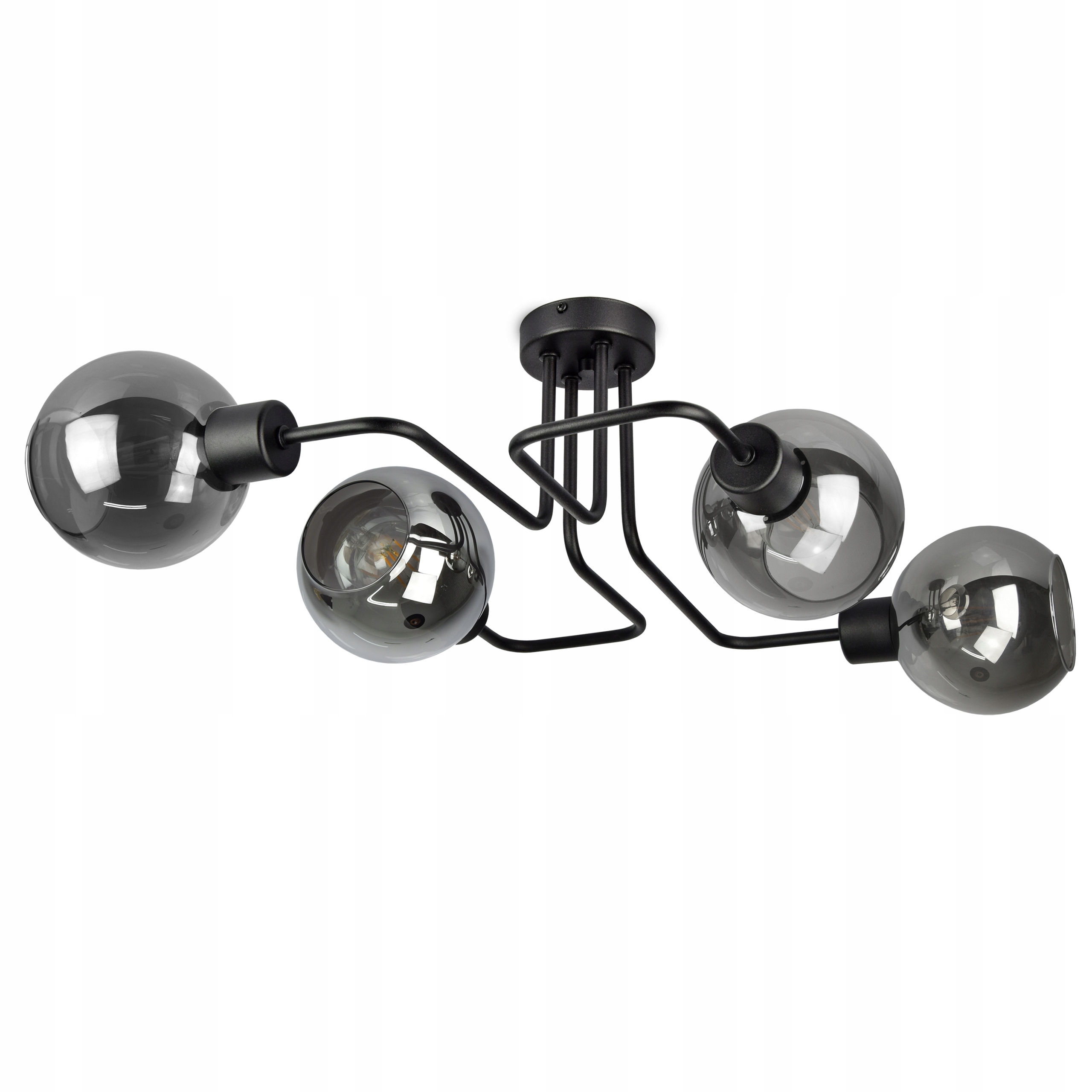 Skleněná stropní lampa Stropní Svítidlo Edison Kule