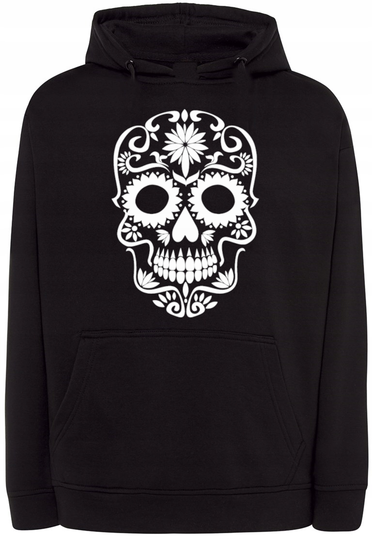 Mikina s pěkným potiskem Lebka Skull r.XS