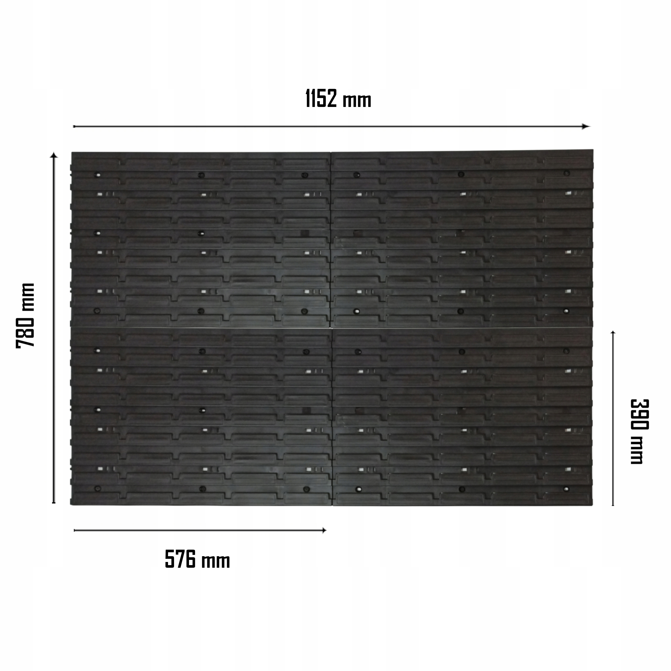 Tablica narzędziowa warsztatowa 115x78cm 25 kuwet Kod producenta Z25_1