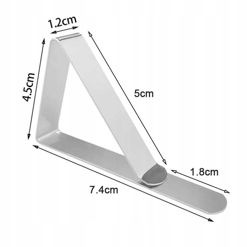 KLIPSY DO OBRUSÓW ZABEZPIECZENIE PRZED WIATREM STOŁU UCHWYT KLAMARA 12x Kod producenta 8002522545184