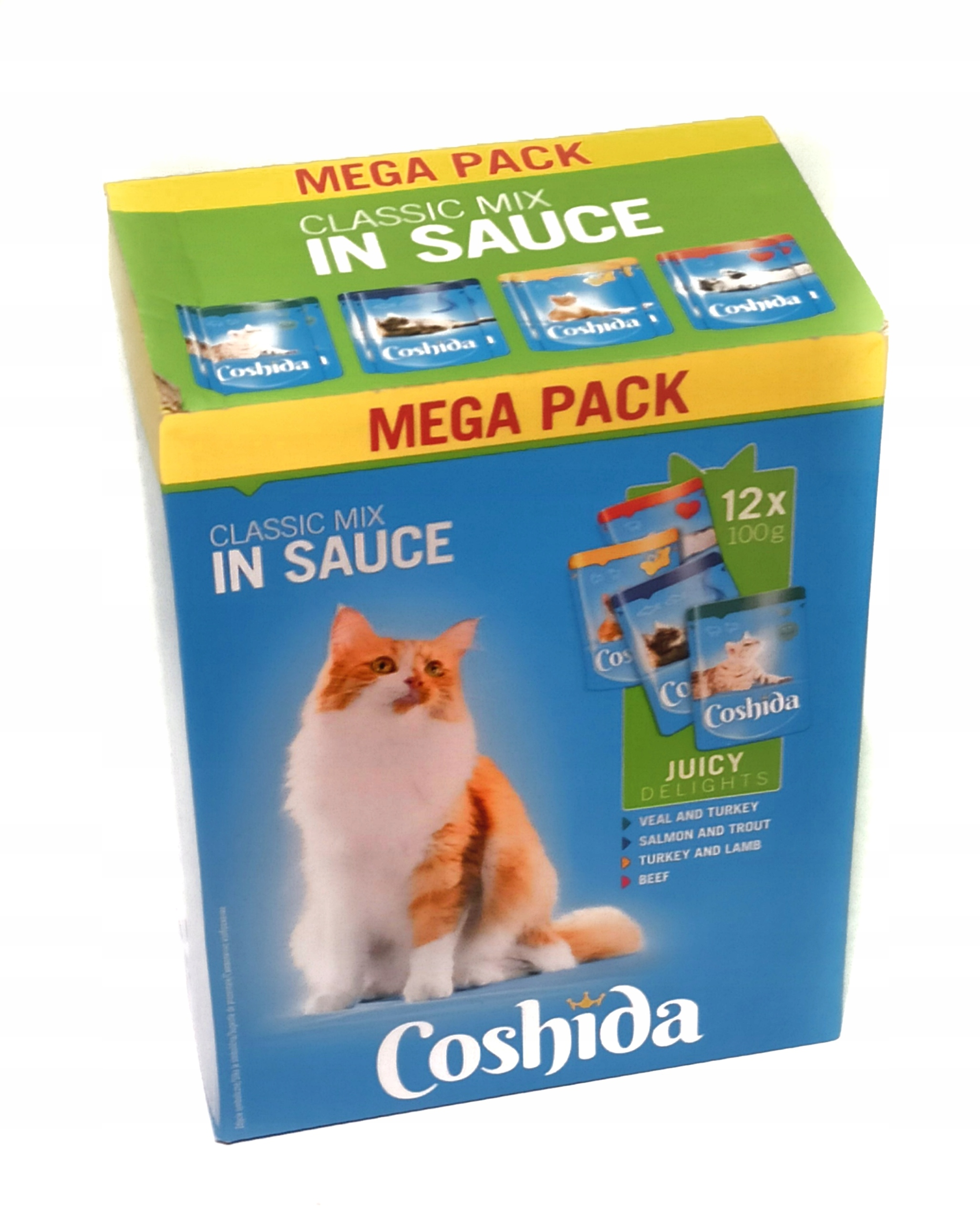

Mokra Karma dla Kota Coshida Mix Smaków w Sosie