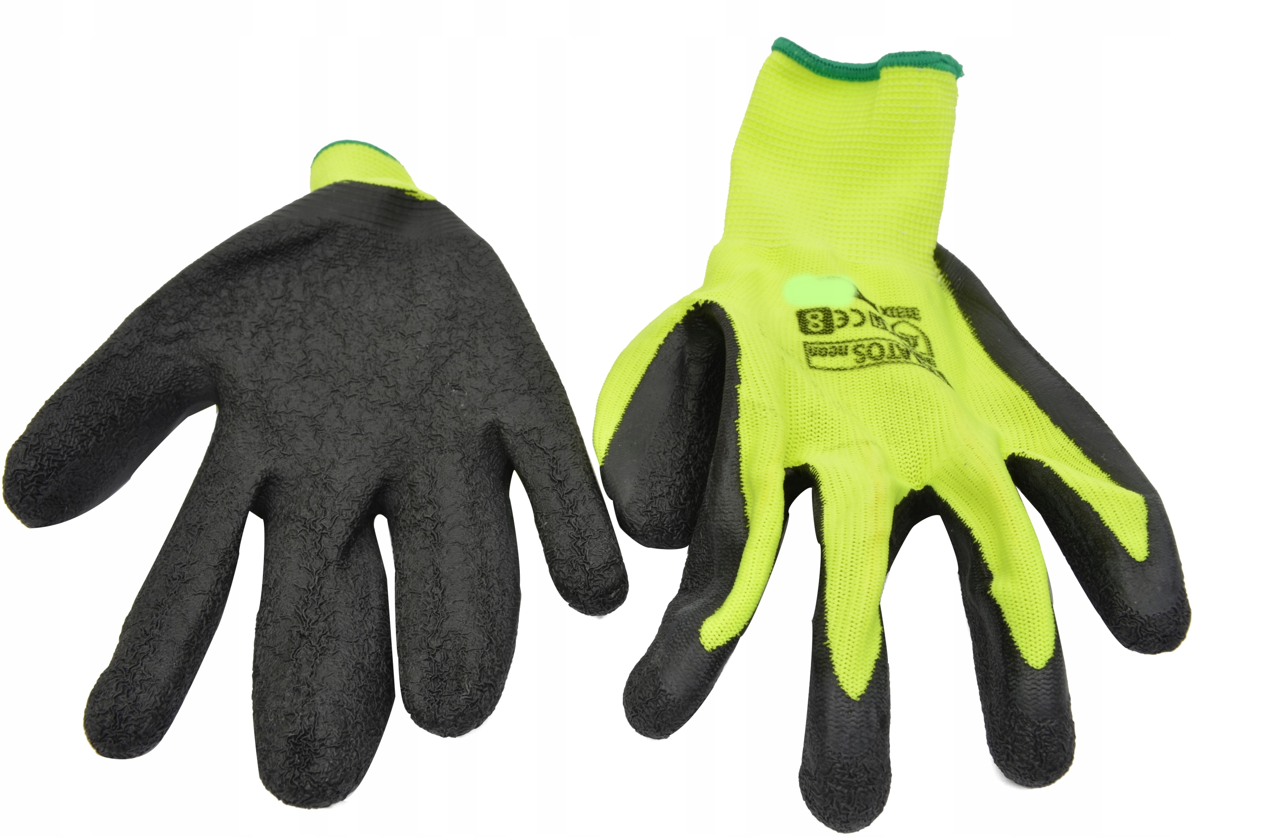 

Rękawiczki Rękawice Robocze Ochronne Lateksowe r 8