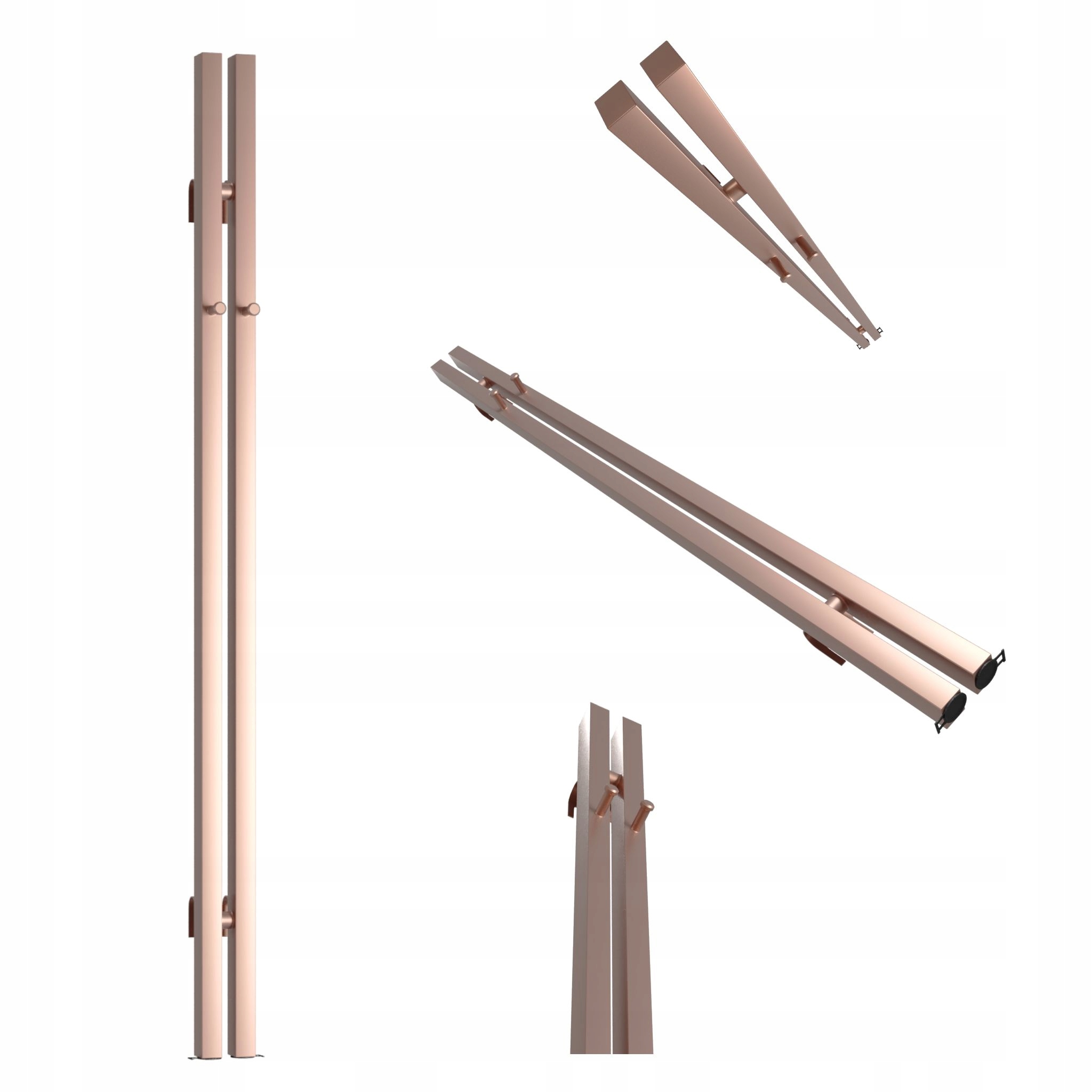 Dekorativní radiátor Bigben Hook 180x8 měď 2