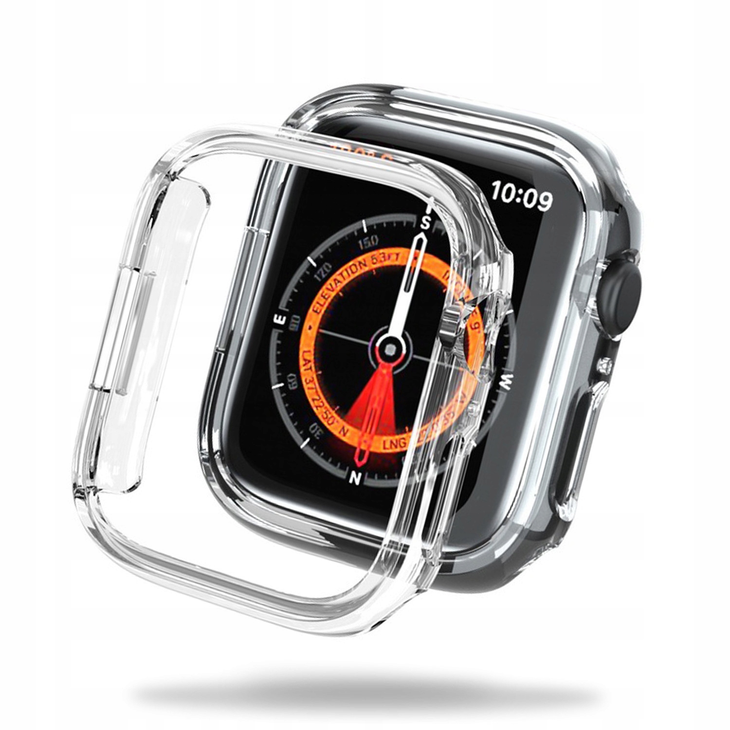 ETUI OBUDOWA CASE NA APPLE WATCH 7 8 9 ( 41 MM ) PRZEŹROCZYSTY