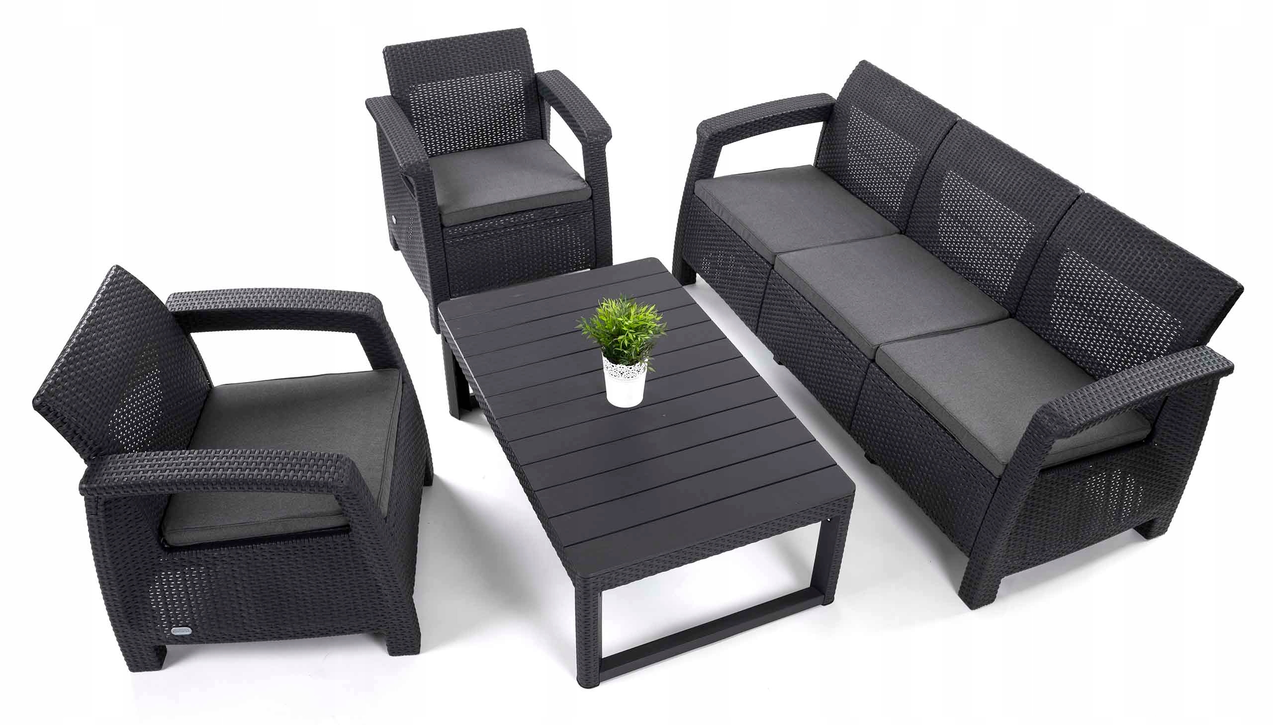 

Zestaw Mebli Ogrodowych Corfu 3 Set Lyon z sofą 3