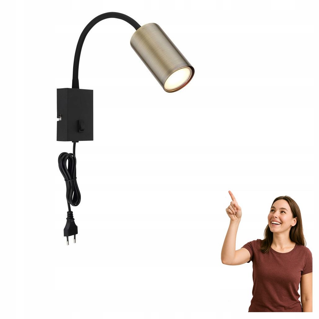 Nástěnná lampa s vypínačem Robby 57911WM Globo