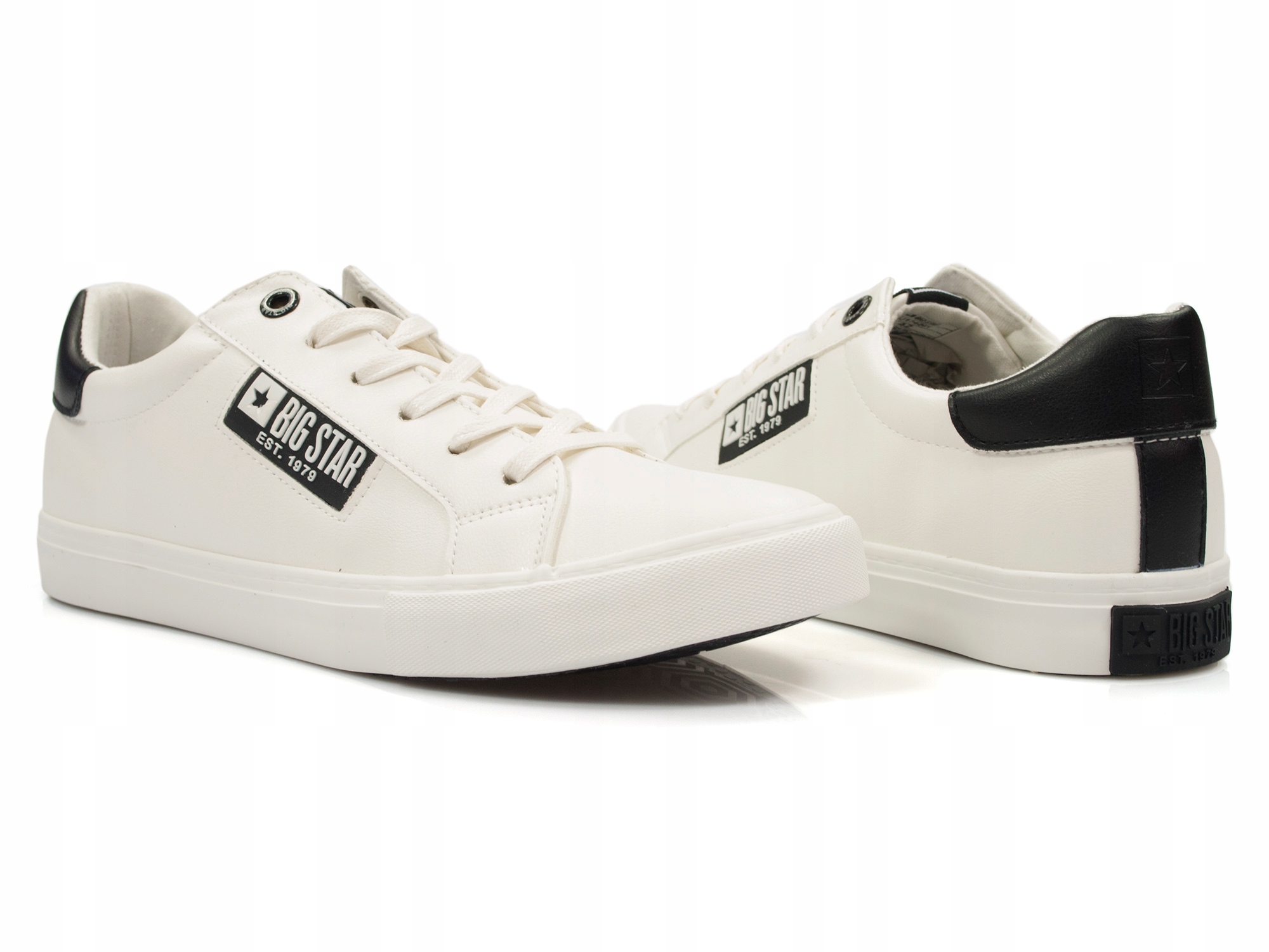 

trampki męskie Big Star sneakersy z eko-skóry buty