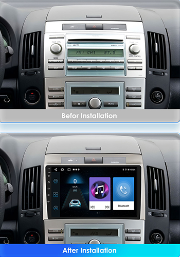 RADIO GPS ANDROID TOYOTA COROLLA VERSO 2004-2009 Stan opakowania oryginalne