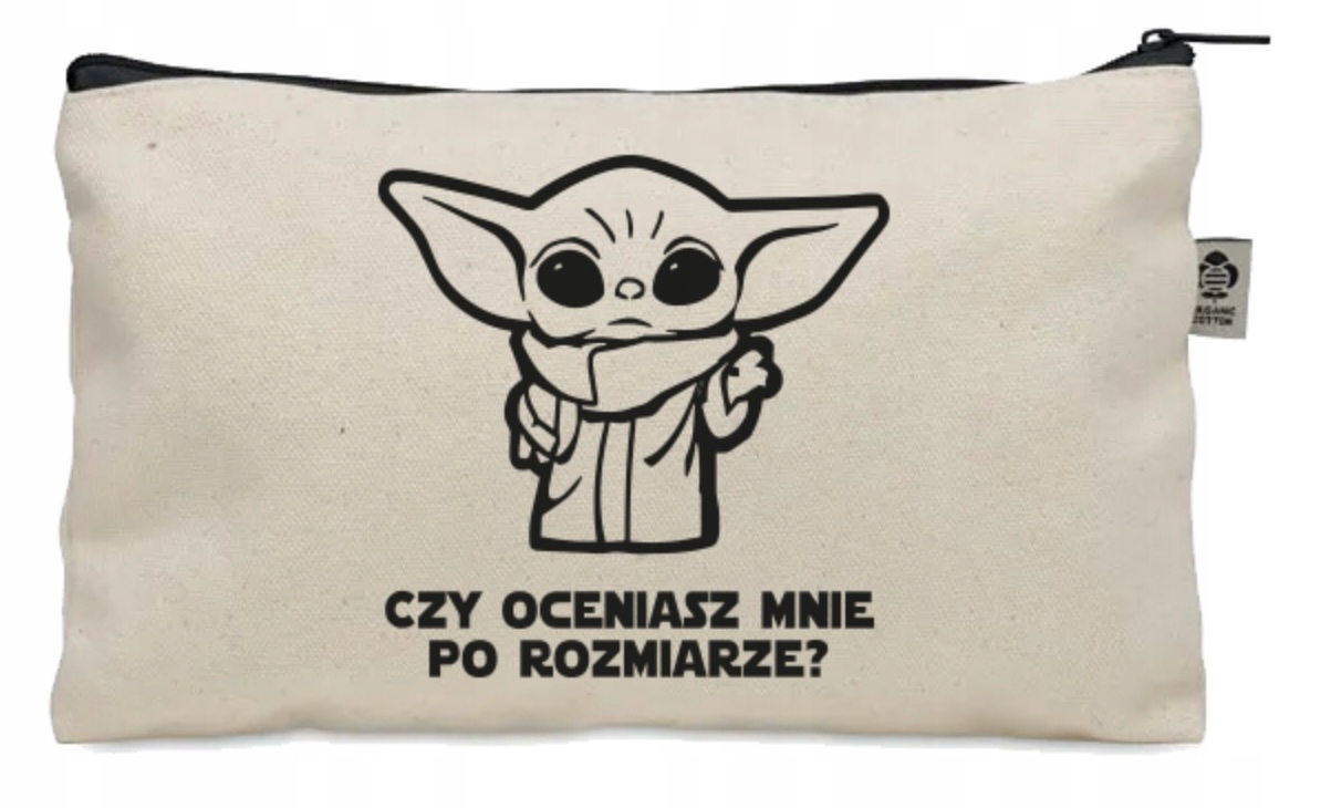 Kosmetyczka saszetka beżowa Mały Yoda Star Wars Gwiezdne Wojny KO_304