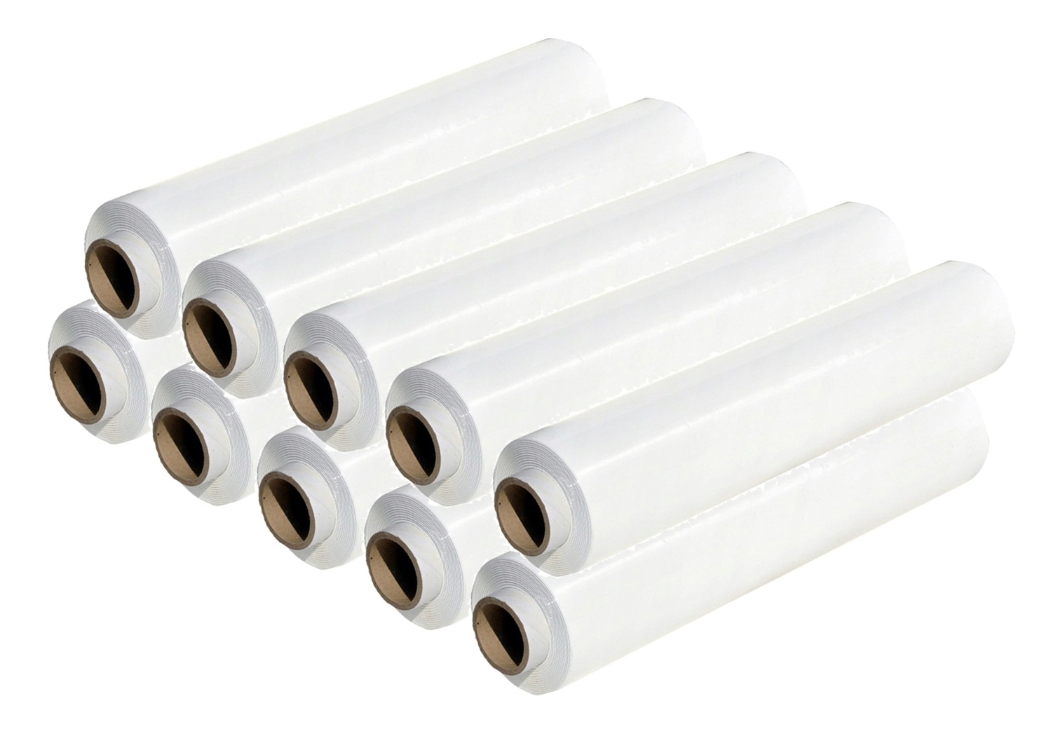 10x FOLIA STRETCH 3KG STRECZ KRYJĄCY ROLKA BIAŁY