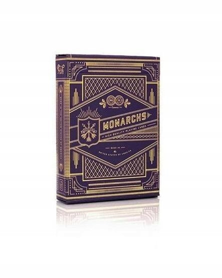 Świetna GRA W KARTY Karcianka TOWARZYSKA Rozgrywka BICYCLE Purple Monarchs Typ Podstawa