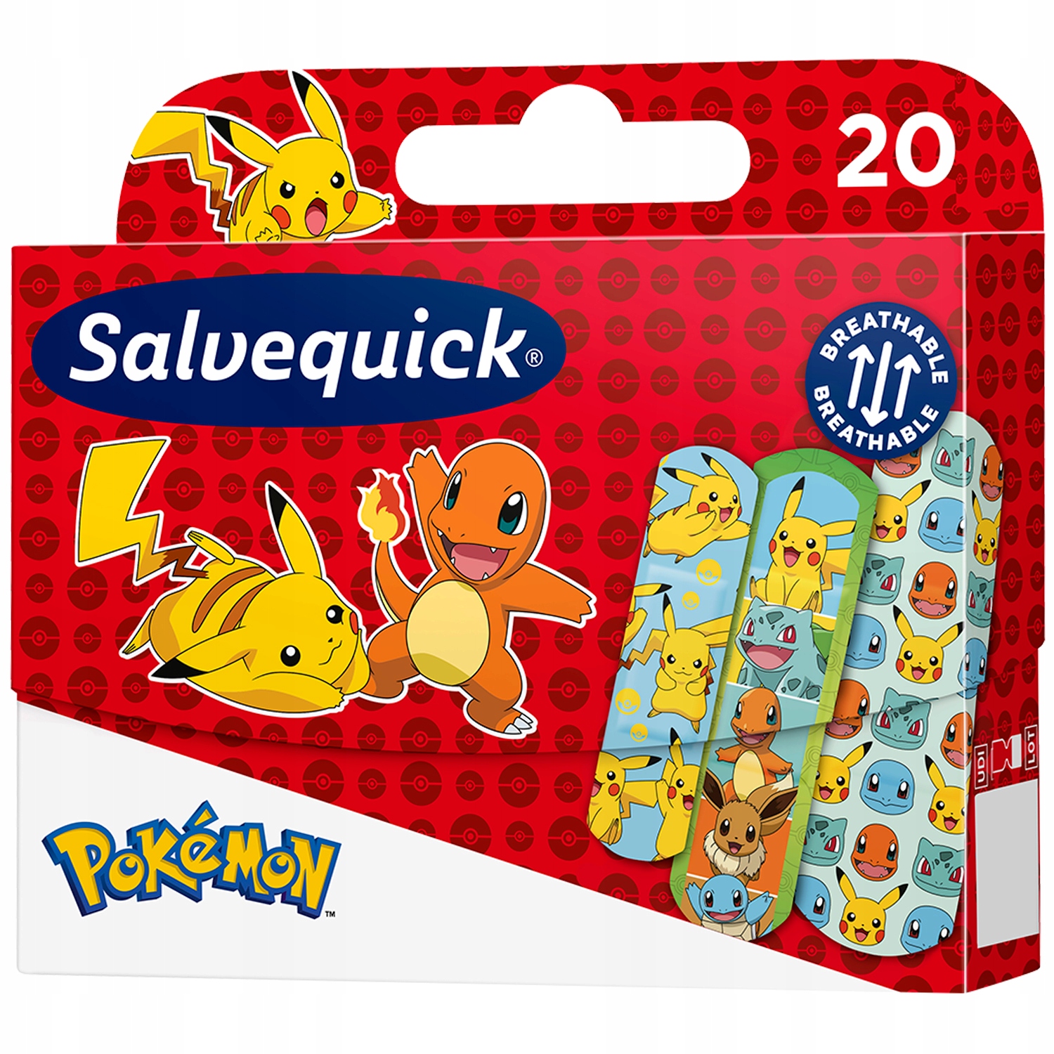 

Salvequick plastry dla dzieci Pokemon 20 szt.